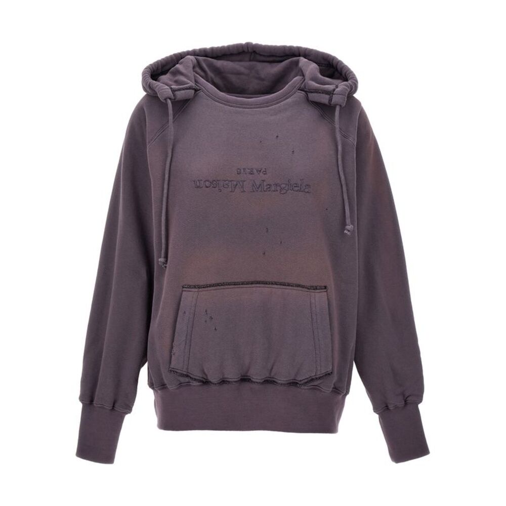 Maison Margiela Purple Cotton Women's Hoodie